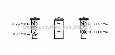 AVA QUALITY COOLING sb1057 -  Расширительный клапан, кондиционер